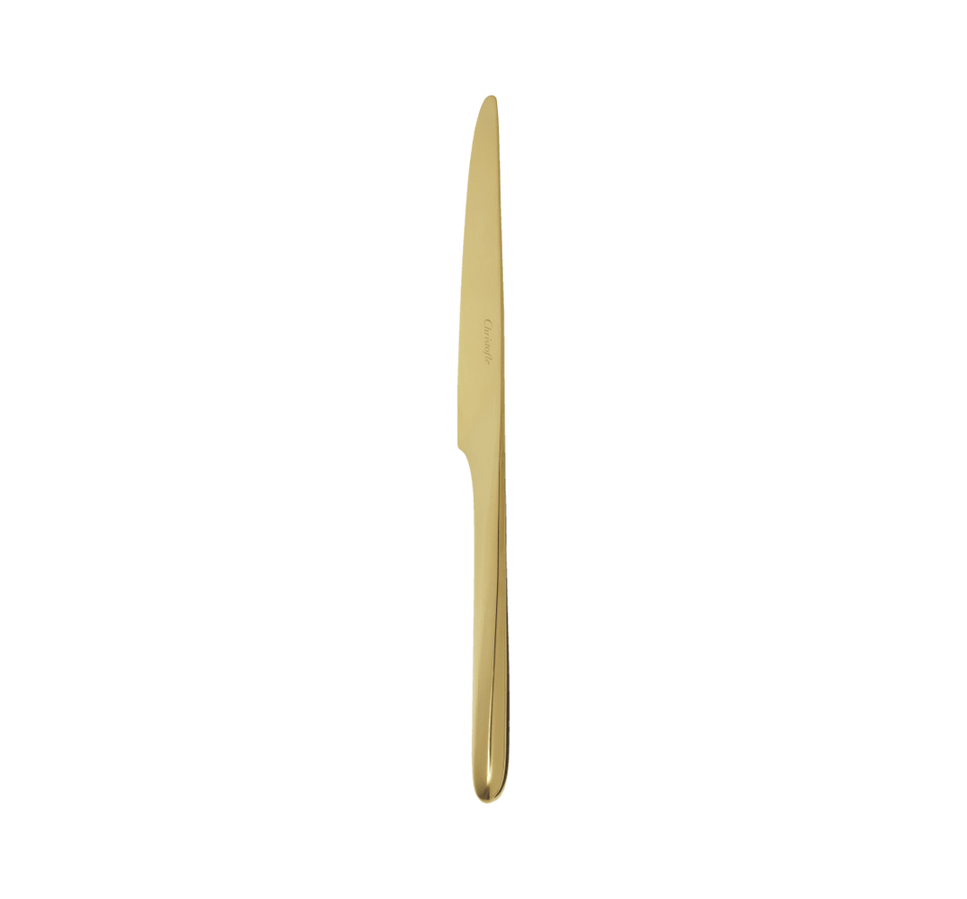 L'Âme de Christofle - Dessert Knife - Stainless Steel Gold