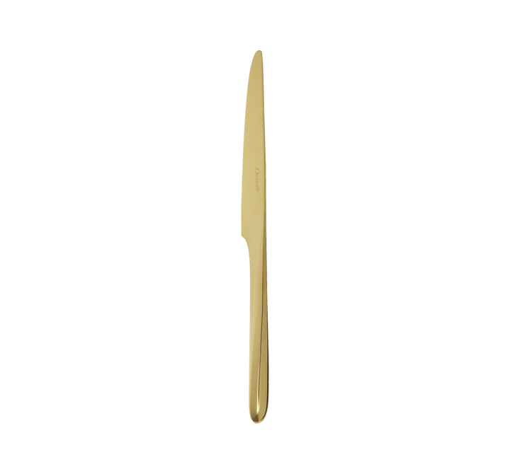 L'Âme de Christofle - Dessert Knife - Stainless Steel Gold