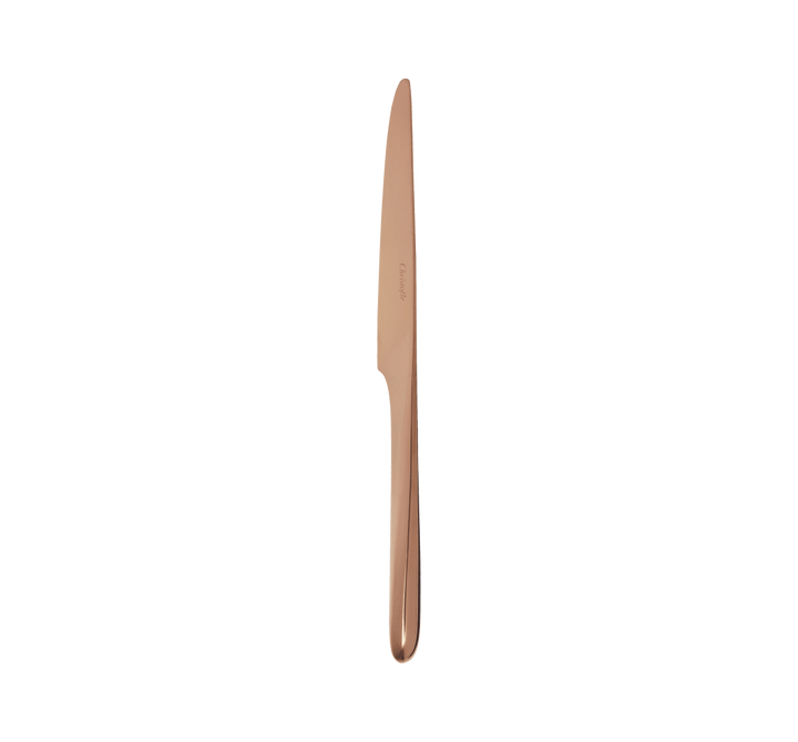 L'Âme de Christofle - serrated table knife - Stainless Steel Copper
