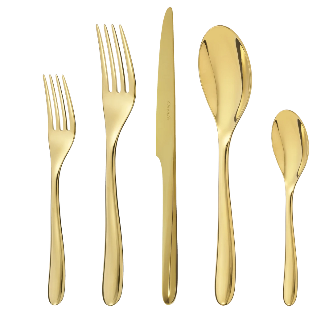L'Âme de Christofle - 5-Piece Place Setting - Gold Stainless Steel