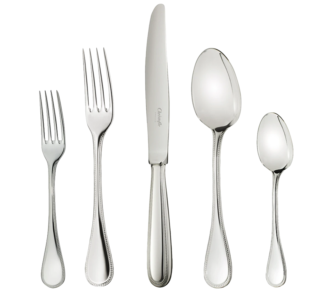 Steel Perles - 110-Piece Flatware Set with chest - Stainless Steel