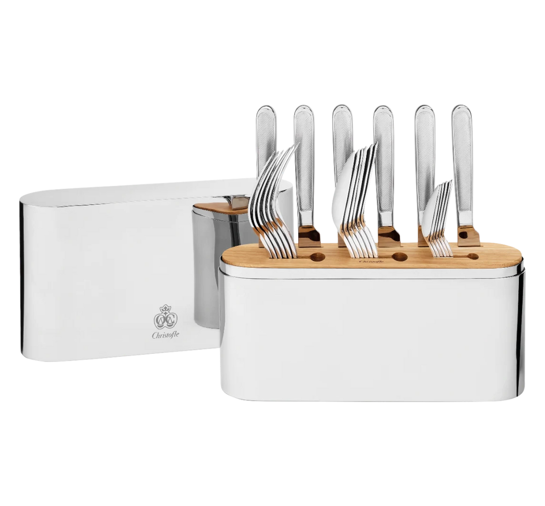 Concorde - 24 Piece Flatware Set with Chest - Stainless Steel