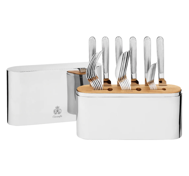 Concorde - 24 Piece Flatware Set with Chest - Stainless Steel