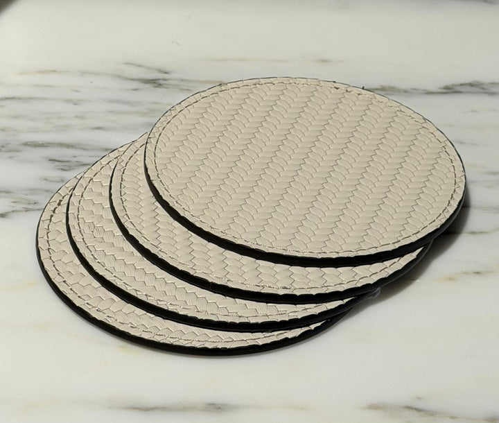 Round Coasters | Firenze Cream