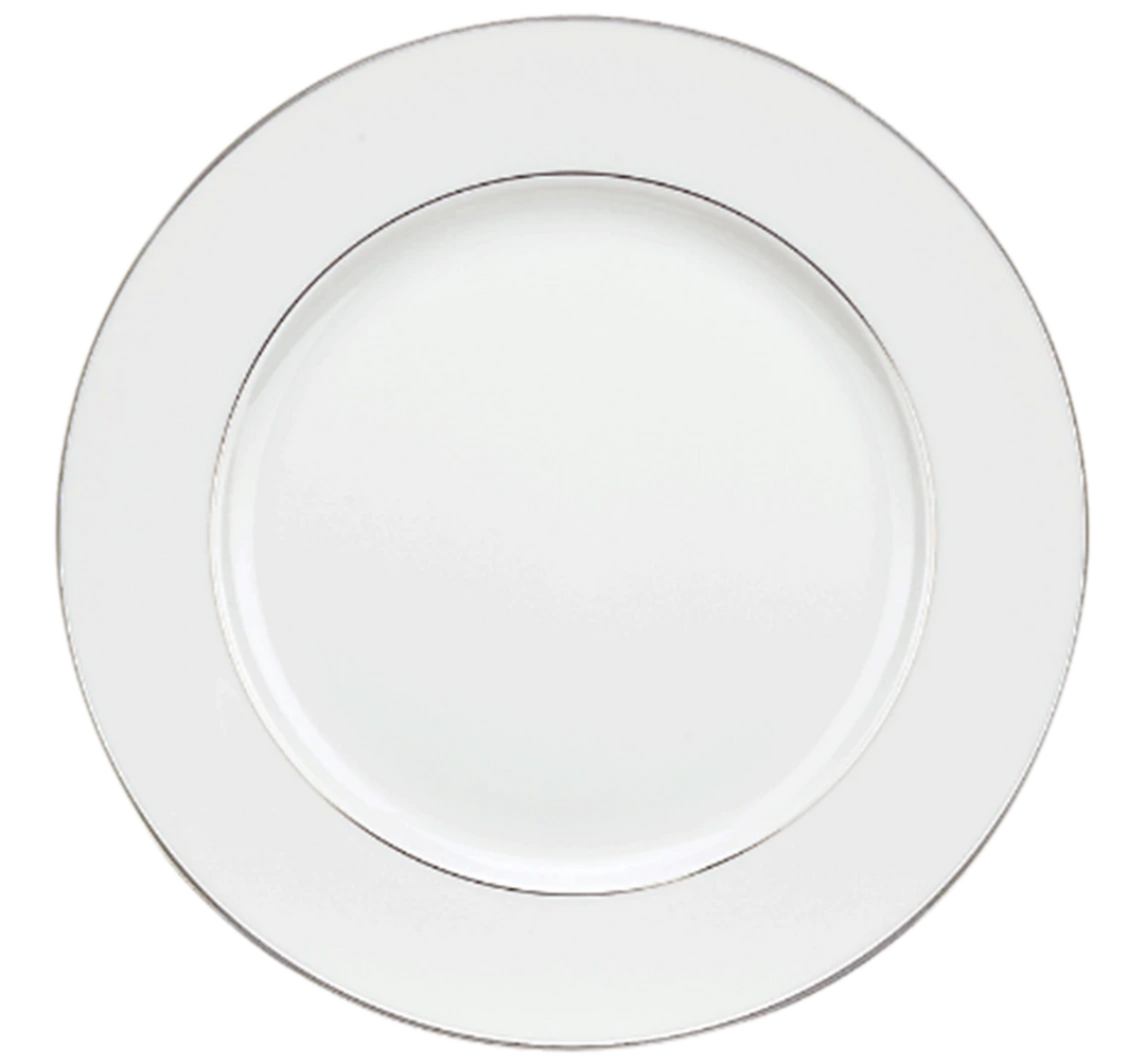 Albi - Dinner Plate - Porcelain Platinum Finish