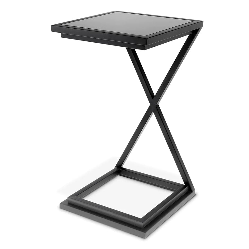 Side Table - Cross - Black