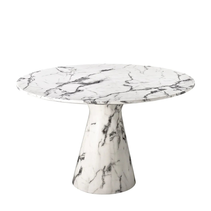 Dining Table - Turner - White Marble