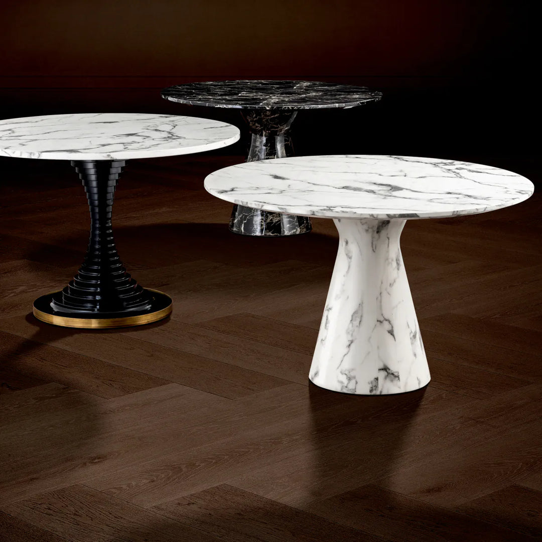 Dining Table - Turner - White Marble