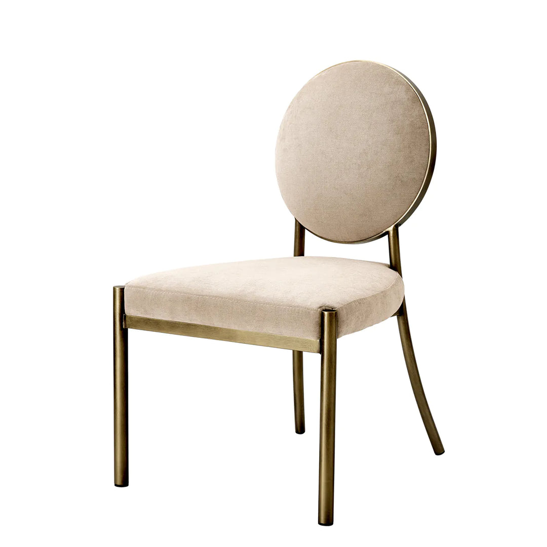 Dining Chair - Scribe - Greige Velvet