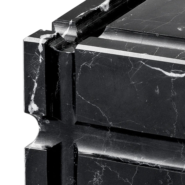 Ashtray - Nestor - Black Marble