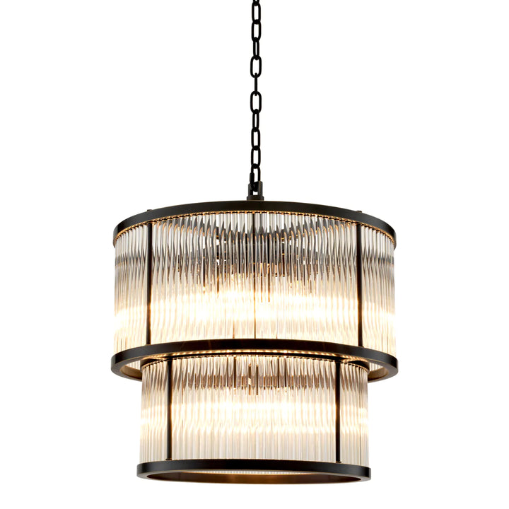 Chandelier - Pasadena bronze - highlight finish