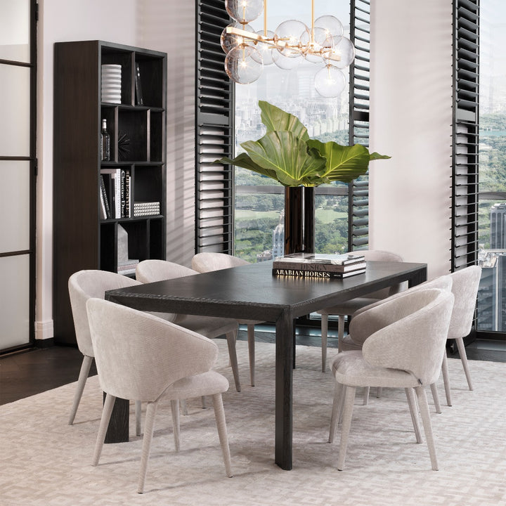 Cabinet Marguesa - S charcoal grey oak - veneer
