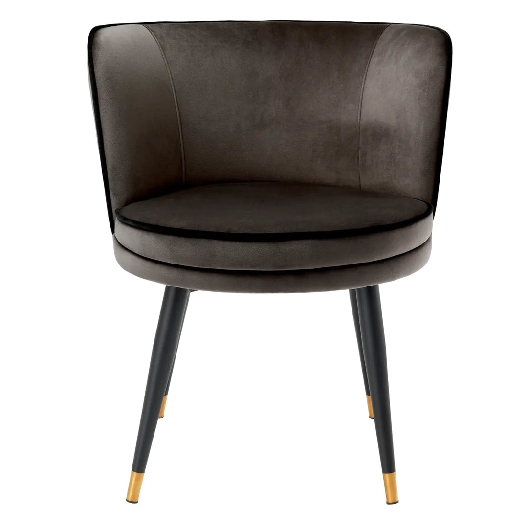 Dining Chair - Grenada - Grey Velvet