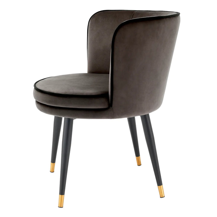 Dining Chair - Grenada - Grey Velvet