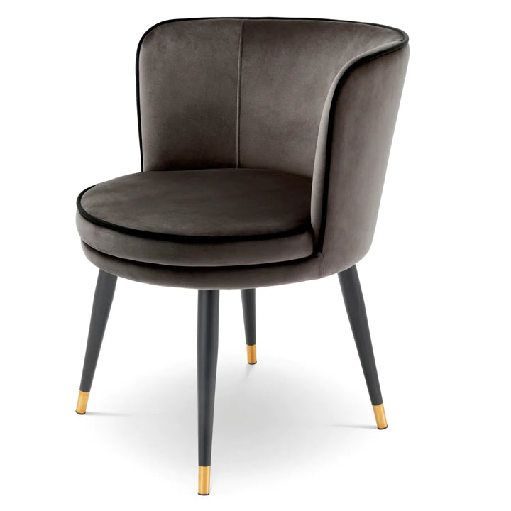 Dining Chair - Grenada - Grey Velvet