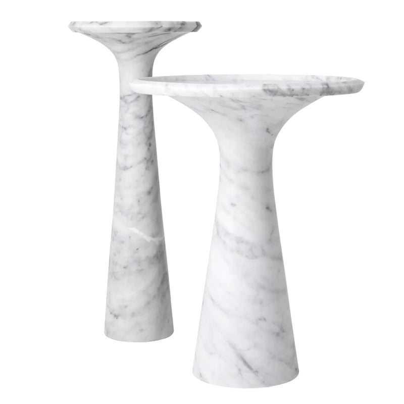 Side Table - Pompano High - White