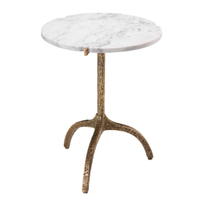Side Table - Cortina - White Marble