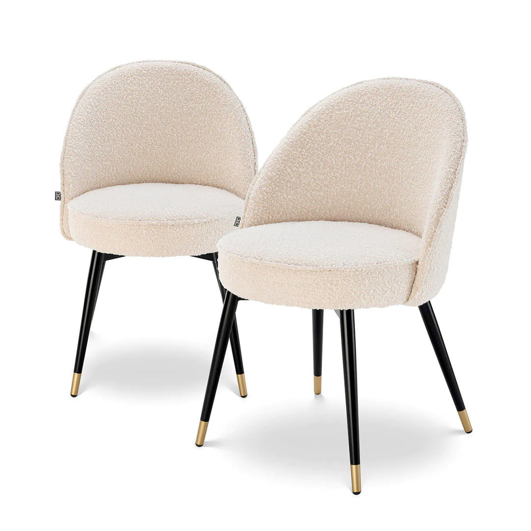 Dining Chair - Cooper Set of 2 - Bouclé Cream