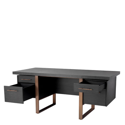 Desk - Canova - Charcoal Grey