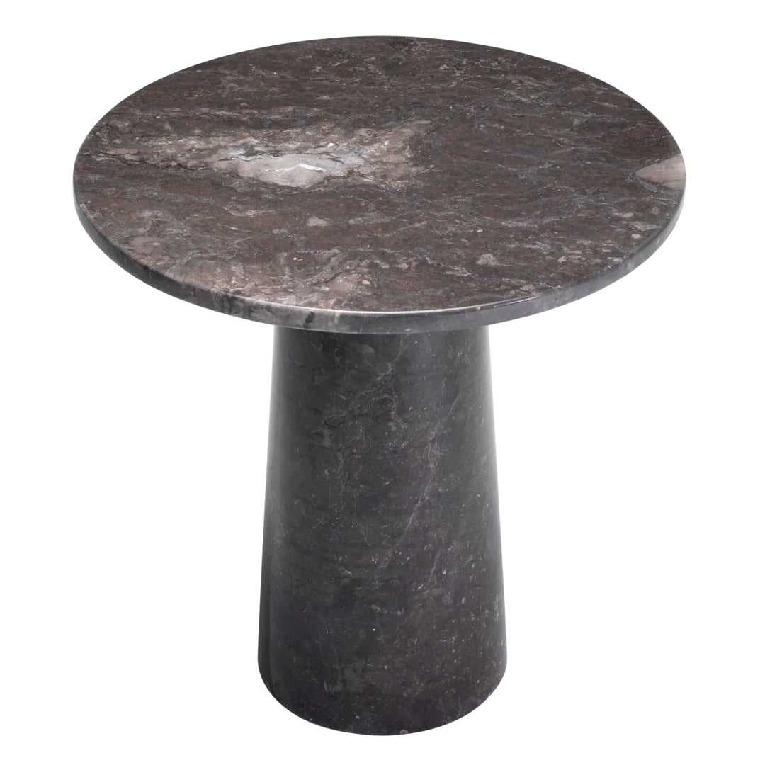 Side Table - Terry - Grey Marble