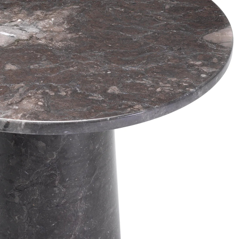 Side Table - Terry - Grey Marble