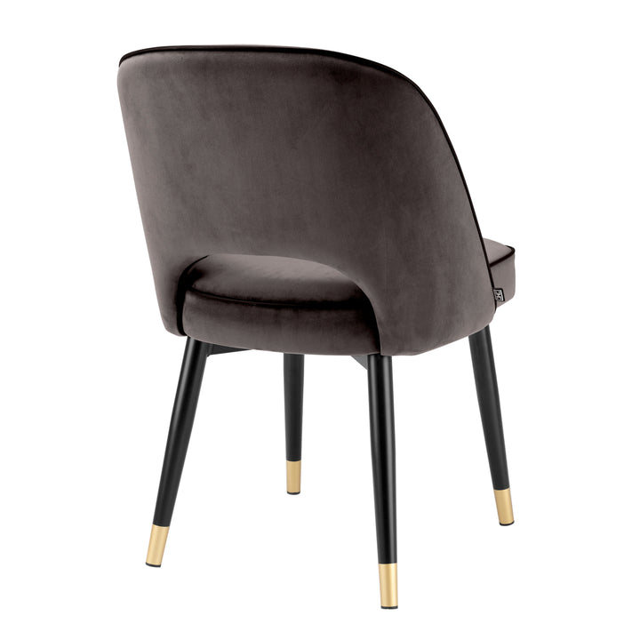 Dining Chair - Cliff savona grey velvet - set of 2