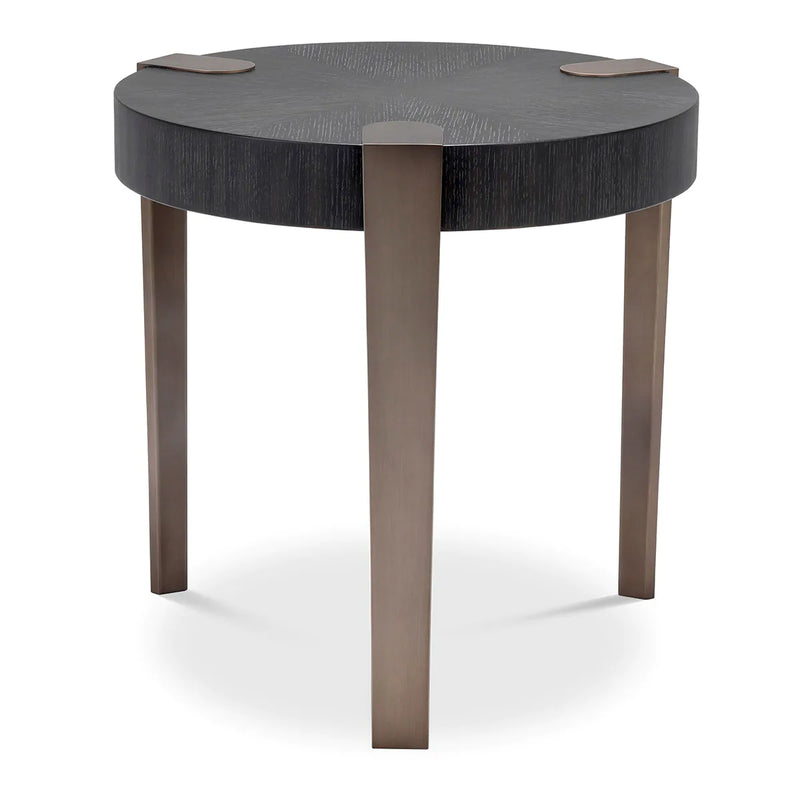 Side Table - Oxnard - Charcoal Oak