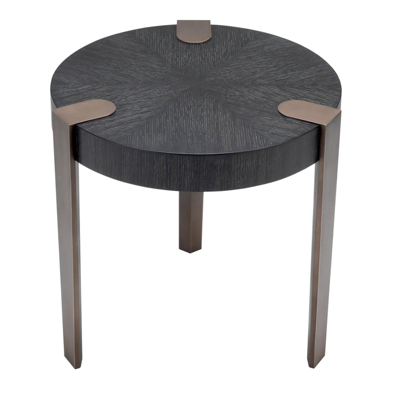 Side Table - Oxnard - Charcoal Oak