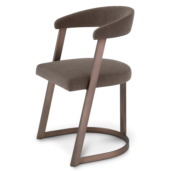 Dining Chair - Dexter - Abrasia Grey Brown