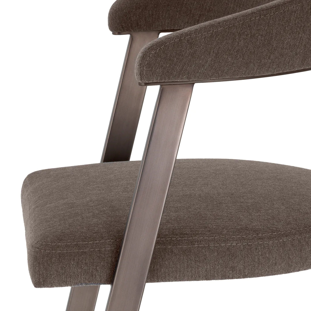 Dining Chair - Dexter - Abrasia Grey Brown