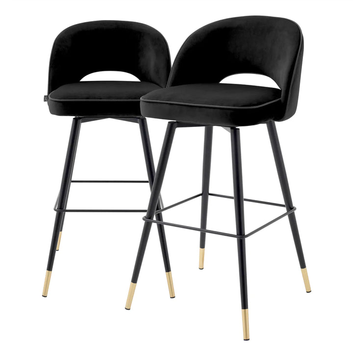 Bar Stool - Cliff - Set of 2 - Black