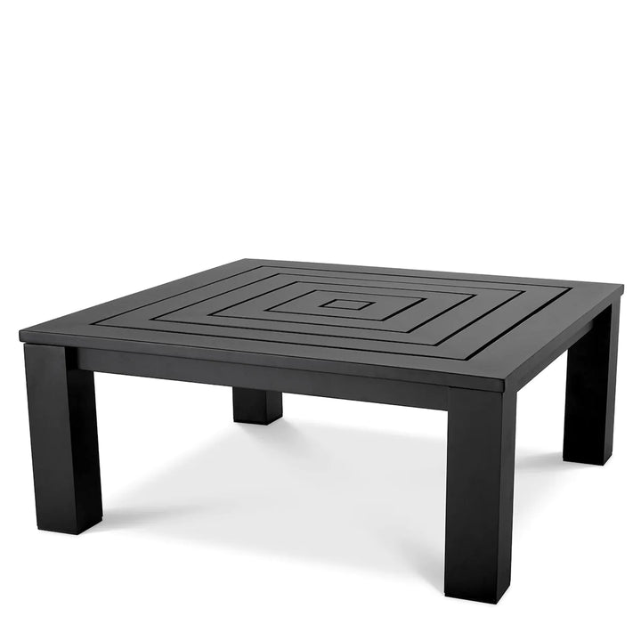 Outdoor Coffee Table - Vistamar - Black finish