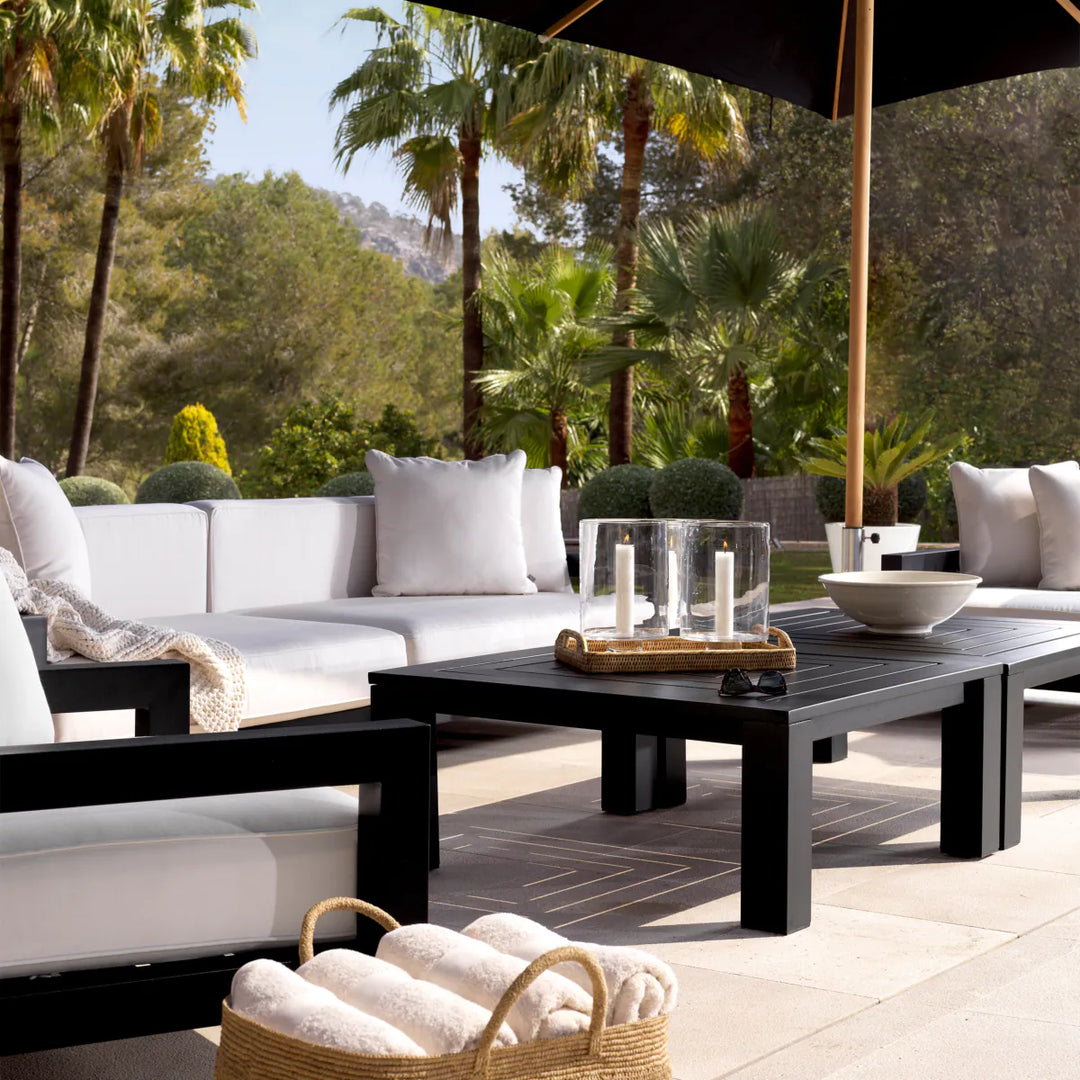 Outdoor Coffee Table - Vistamar - Black finish