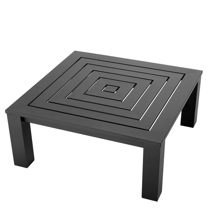 Outdoor Coffee Table - Vistamar - Black finish