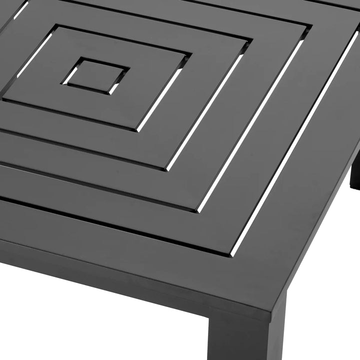 Outdoor Coffee Table - Vistamar - Black finish