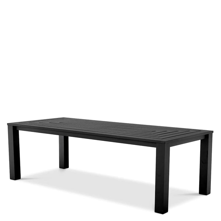 Outdoor Dining Table - Vistamar - Black Finish