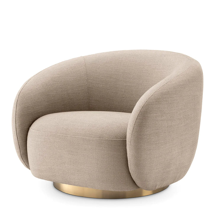 Swivel Chair - Brice - Avalon Sand