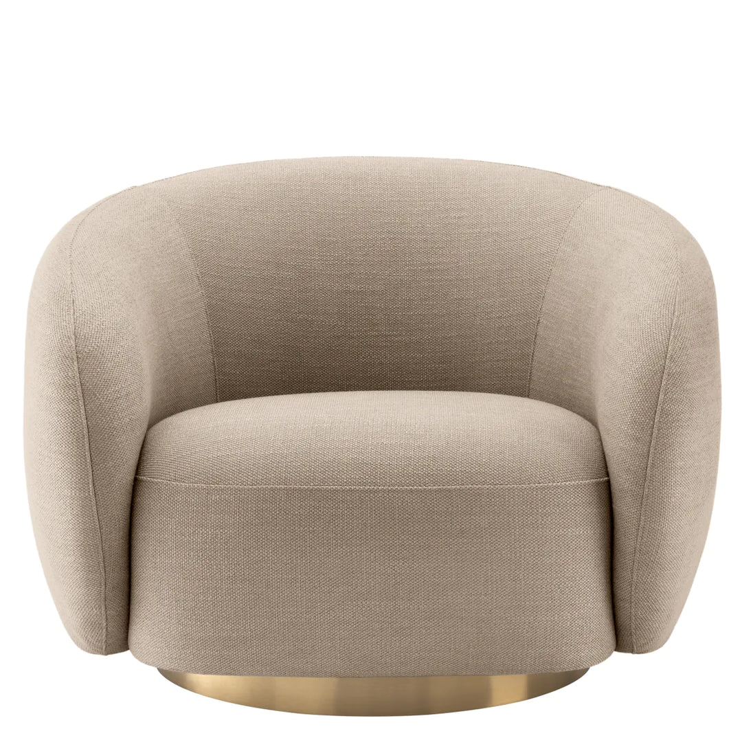 Swivel Chair - Brice - Avalon Sand