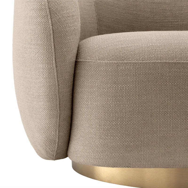 Swivel Chair - Brice - Avalon Sand