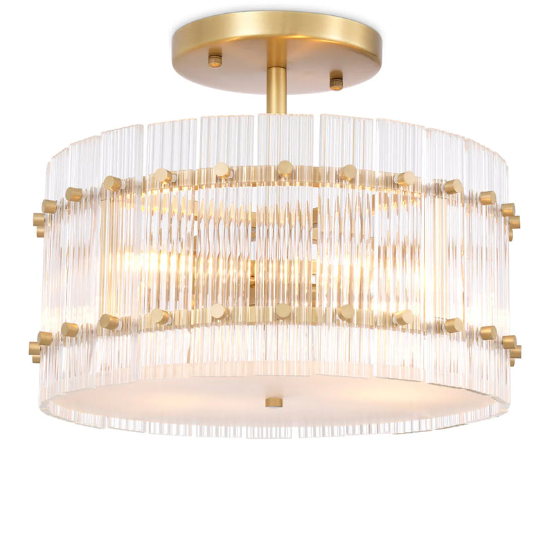 Ceiling Lamp - Ruby - Round Brass