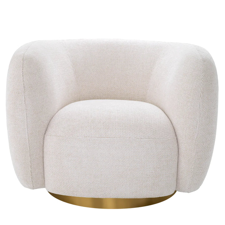 Swivel Chair - Roxy - Lyssa Off-White