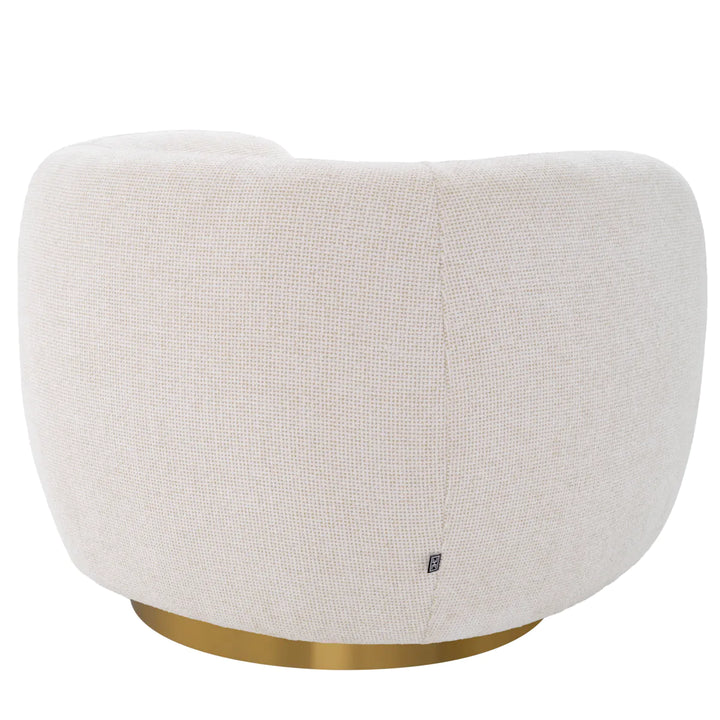 Swivel Chair - Roxy - Lyssa Off-White