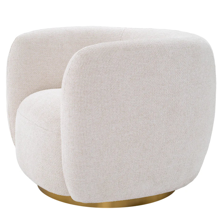 Swivel Chair - Roxy - Lyssa Off-White