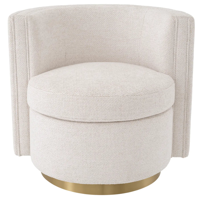 Swivel Chair - Amanda - Lyssa Off-White