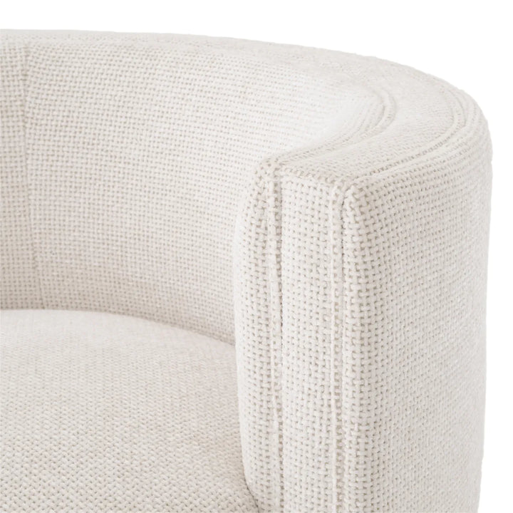 Swivel Chair - Amanda - Lyssa Off-White