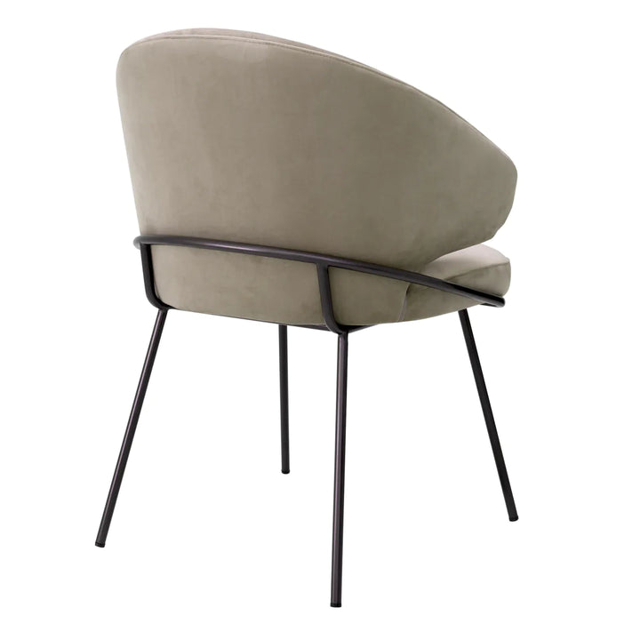 Dining Chair - Kinley - Greige Velvet