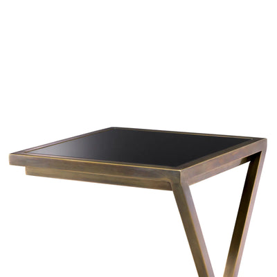 Side Table - Cross - Brass