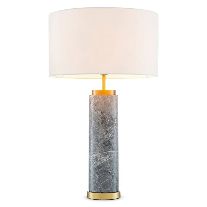 Table Lamp - Lxry Grey Marble