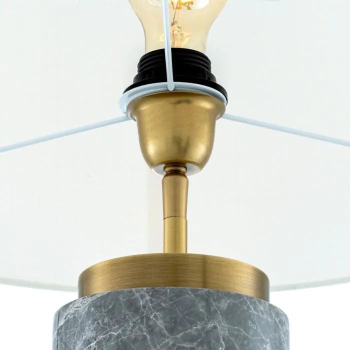 Table Lamp - Lxry Grey Marble