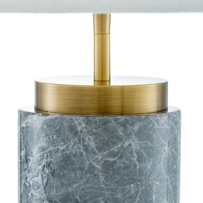Table Lamp - Lxry Grey Marble
